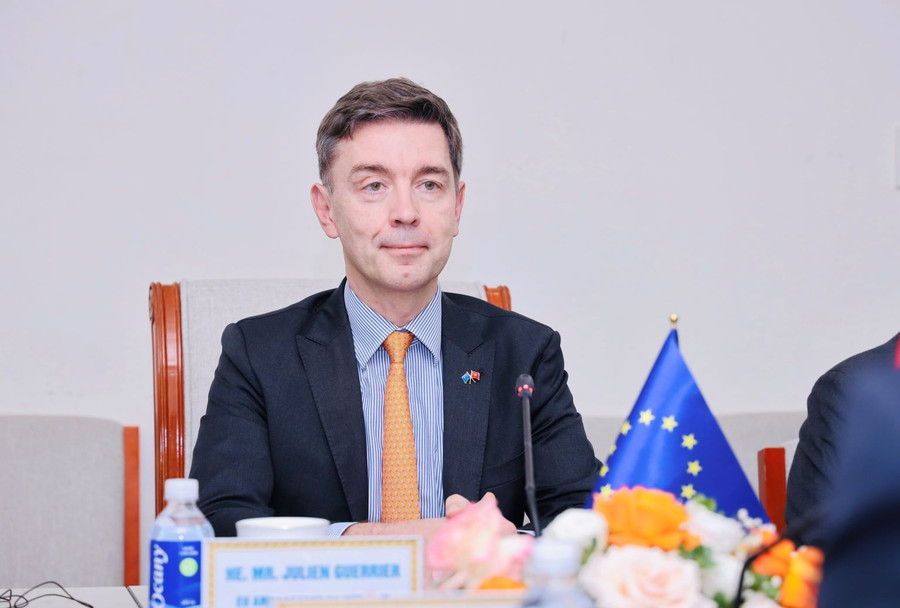 De heer Julien Guerrier - Ambassadeur van de Europese Unie (EU) in Vietnam. 3-6971.jpg