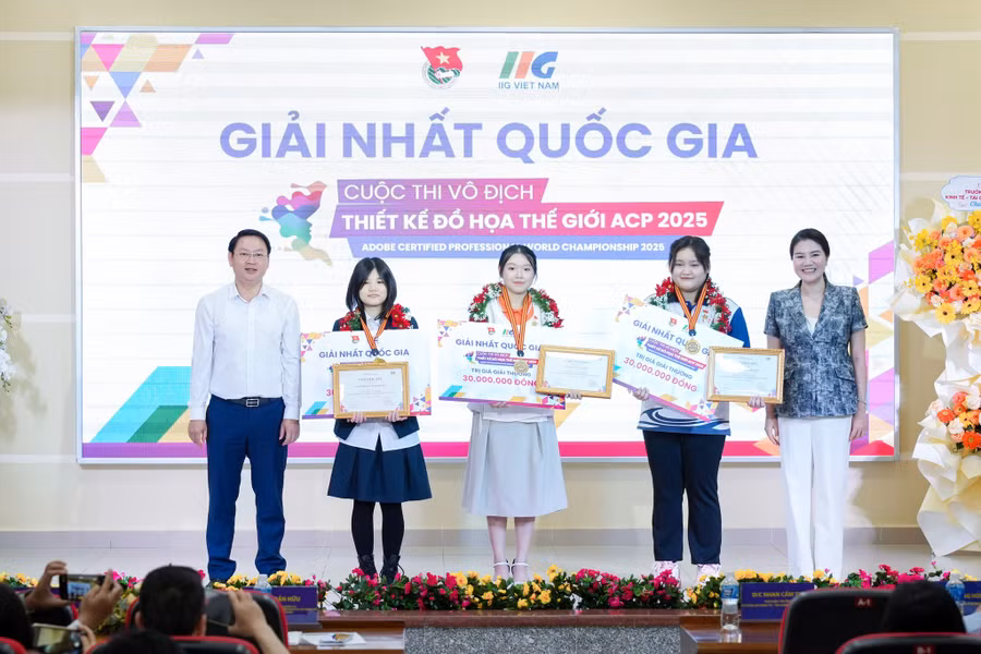 3 đại sứ ACP nhận giải thưởng tại Lễ tổng kết và trao giải quốc gia ACP World Championship 2025.
