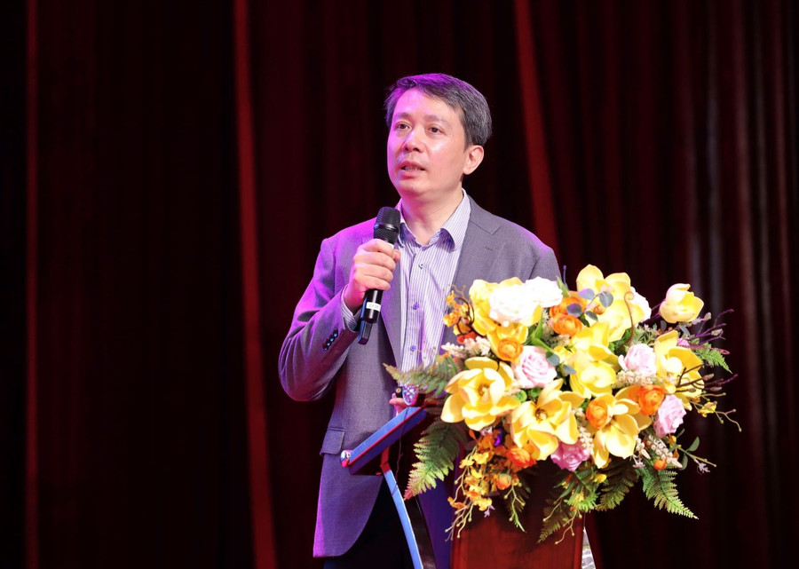 Ông Phạm Quang Hưng - Cục trưởng Cục Khoa học, Công nghệ và Thông tin phát biểu. pham-quang-hung.jpg