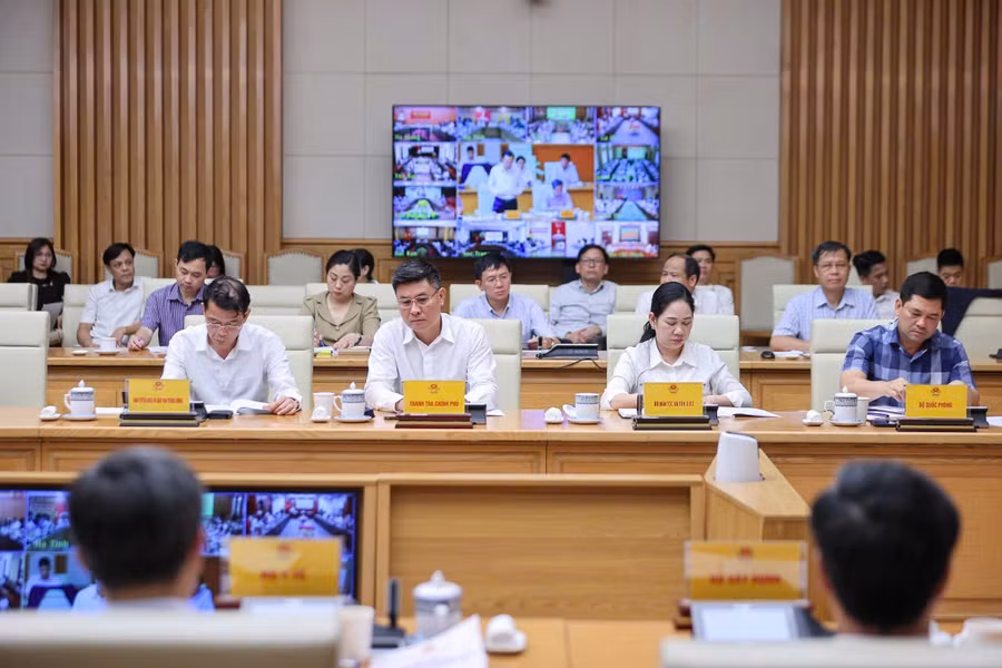 Đại biểu dự Hội nghị toàn quốc về công tác tổ chức Kỳ thi tốt nghiệp THPT năm 2025. Ảnh: VGP/Nhật Bắc.