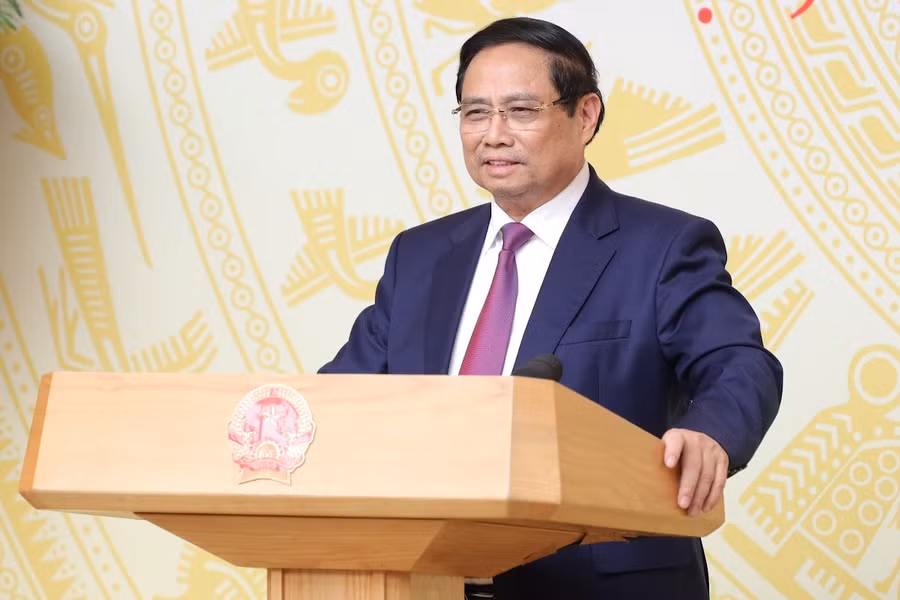 Thủ tướng Phạm Minh Chính phát biểu tại Hội nghị.