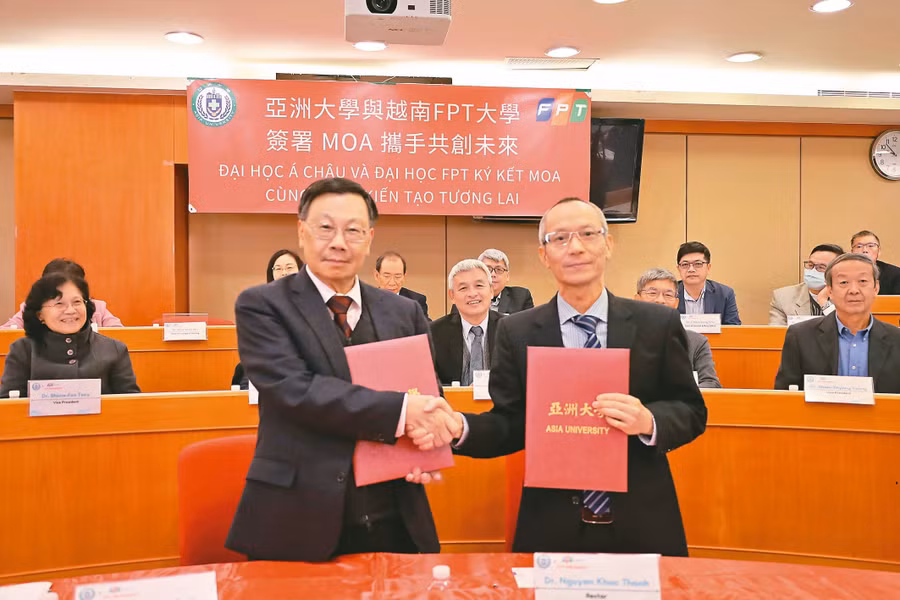 Trường ĐH FPT và Asia University ký thoả thuận hợp tác.