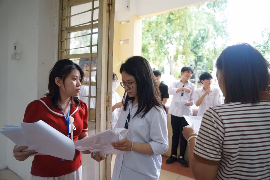 Thí sinh thi tốt nghiệp THPT năm 2024. Ảnh: Xuân Phú.