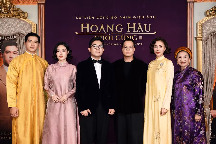Dàn diễn viên phim điện ảnh về Nam Phương hoàng hậu.