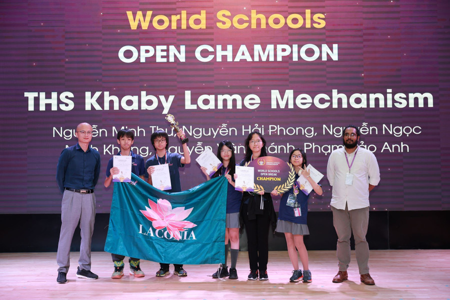 Đội phản đối - THS Khaby Lame Mechanism giành quán quân vòng chung kết WS bảng Mở rộng/WS open break.
