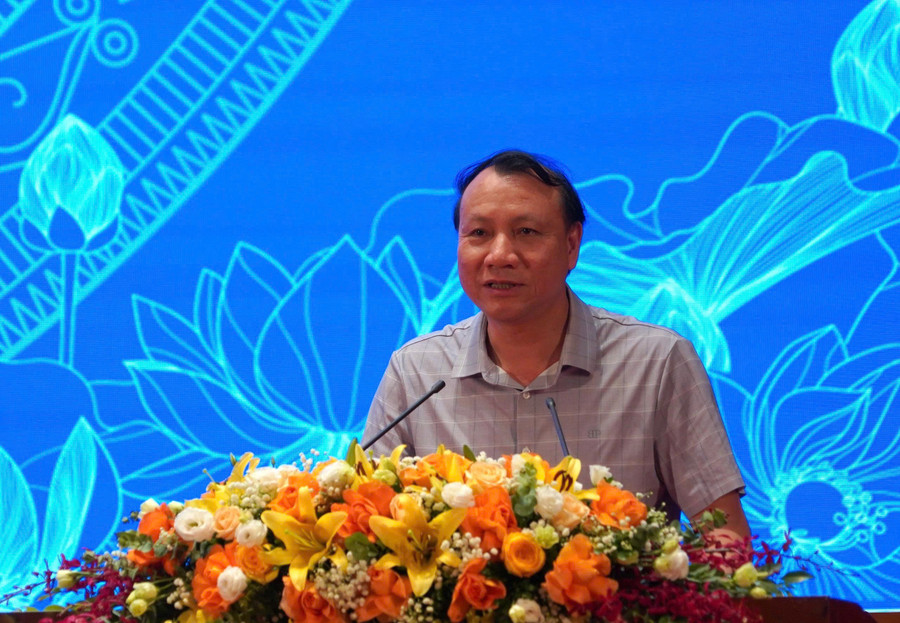 Ông Nguyễn Đức Sơn, Hiệu trưởng Trường Đại học Sư phạm Hà Nội phát biểu. ong-nguyen-duc-son.jpg