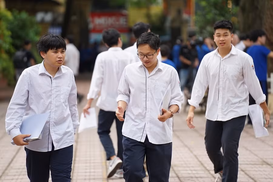 Thí sinh thi tốt nghiệp THPT năm 2024. Ảnh: Xuân Phú.