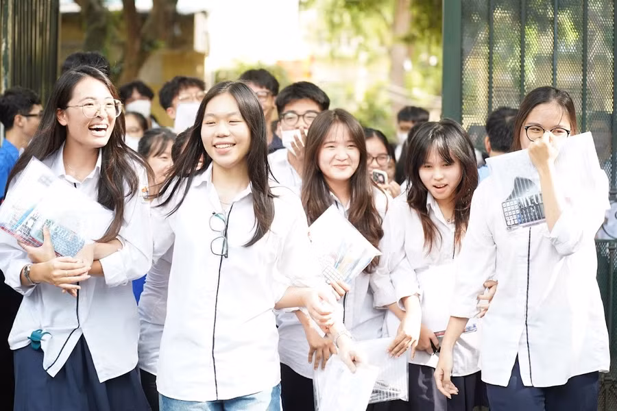 Thí sinh thi tốt nghiệp THPT năm 2024. Ảnh: Xuân Phú.