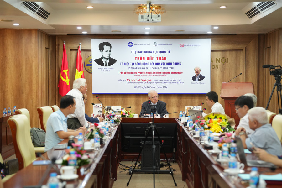 Toạ đàm khoa học quốc tế chủ đề “Trần Đức Thảo: Từ hiện tại sống động đến duy vật biện chứng”.