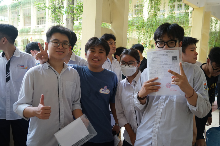 Thí sinh thi tốt nghiệp THPT. Ảnh: Xuân Phú.