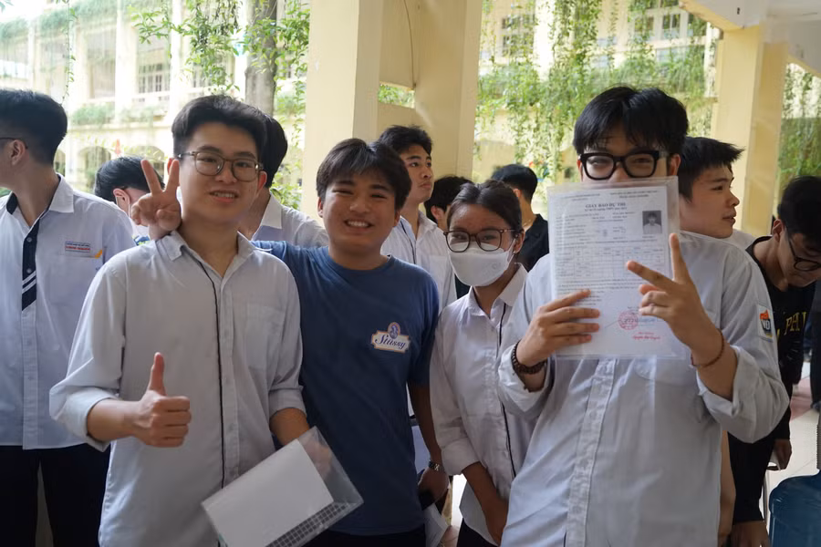 Thí sinh thi tốt nghiệp THPT. Ảnh: Xuân Phú.