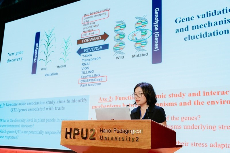 PGS. TS Tô Thị Mai Hương - Trường Đại học Khoa học và Công nghệ Hà Nội báo cáo tại Hội thảo. 5.jpg