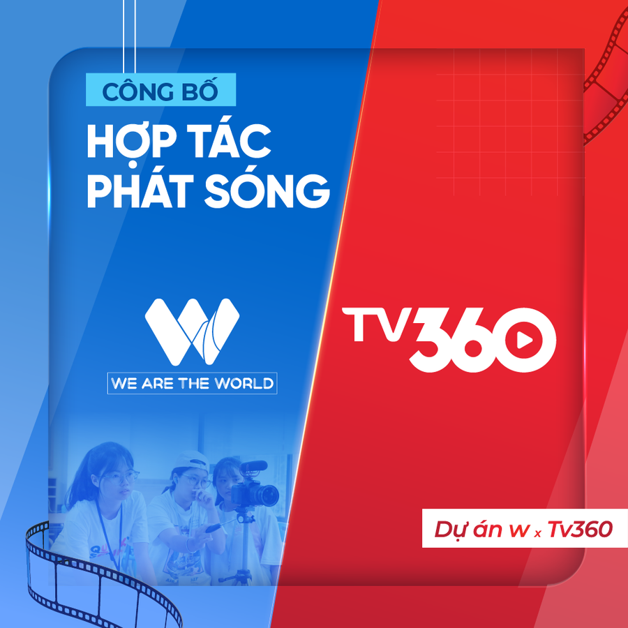 Dự án W kết hợp phát sóng nội dung cùng kênh truyền hình số TV360. cong-bo-phat-song.png