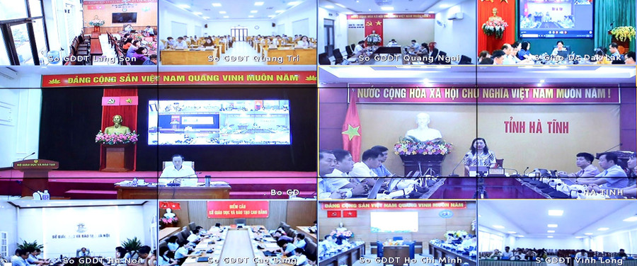 Hội nghị được tổ chức theo hình thức trực tiếp kết hợp trực tuyến trên toàn quốc với khoảng hơn 50.000 người tham dự. tap-huan.jpg