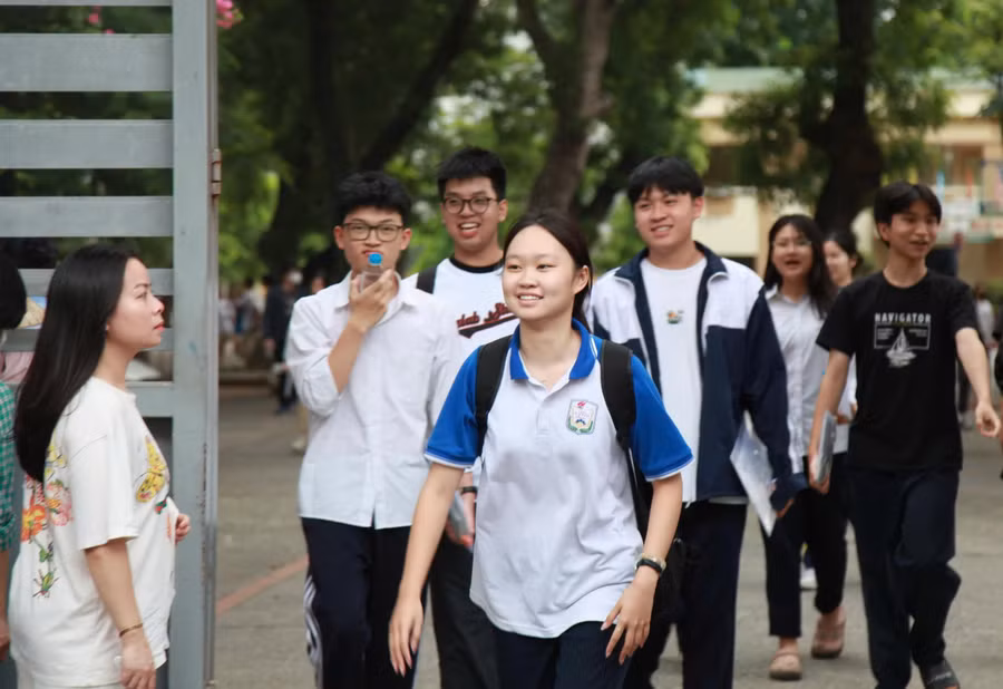 Thí sinh thi tốt nghiệp THPT năm 2025. Ảnh: Vân Anh.