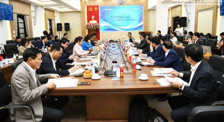 Quang cảnh hội thảo “Tương lai cho thế hệ vươn mình”.