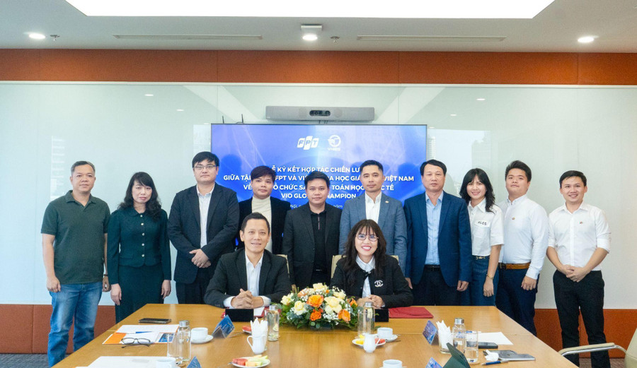 Tập đoàn FPT và Viện Khoa học Giáo dục Việt Nam ký kết hợp tác đồng tổ chức và ra mắt Vio Global Champion.