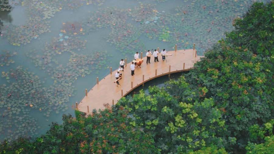 Dịp 20/11, nhóm sinh viên Trường Đại học FPT đã cho ra mắt MV cover ca khúc “Người gieo mầm xanh” – phiên bản hòa tấu 7 nhạc cụ truyền thống.