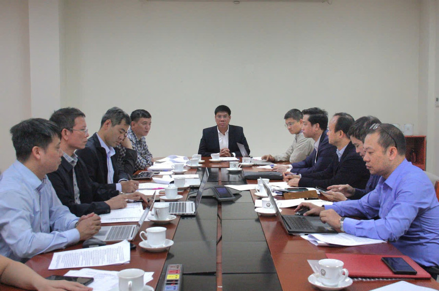 Ông Huỳnh Văn Chương - Cục trưởng Cục Quản lý chất lượng, Phó Trưởng ban thường trực Ban Chỉ đạo chủ trì cuộc họp.