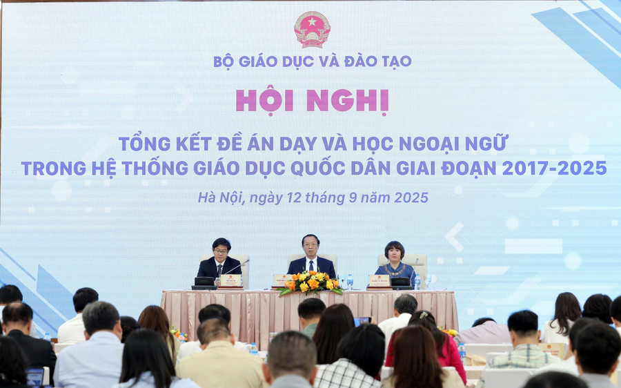 Hội nghị tổng kết Đề án dạy và học ngoại ngữ trong hệ thống giáo dục quốc dân giai đoạn 2017-2025. img-8453.jpg
