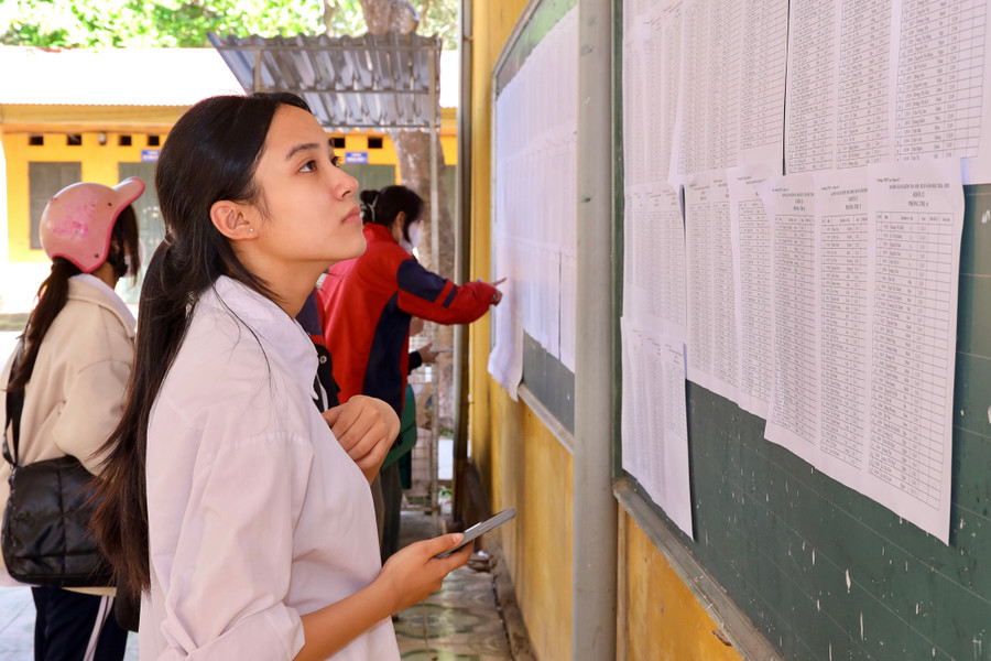 Học sinh Bắc Giang tham gia khảo sát PISA chu kỳ 2025. Ảnh: Nguyễn Mạnh. pisa.jpg