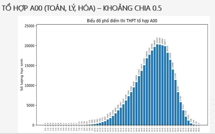 Chi tiết phổ điểm 9 môn thi tốt nghiệp THPT 2024 và một số tổ hợp  - Ảnh 11.