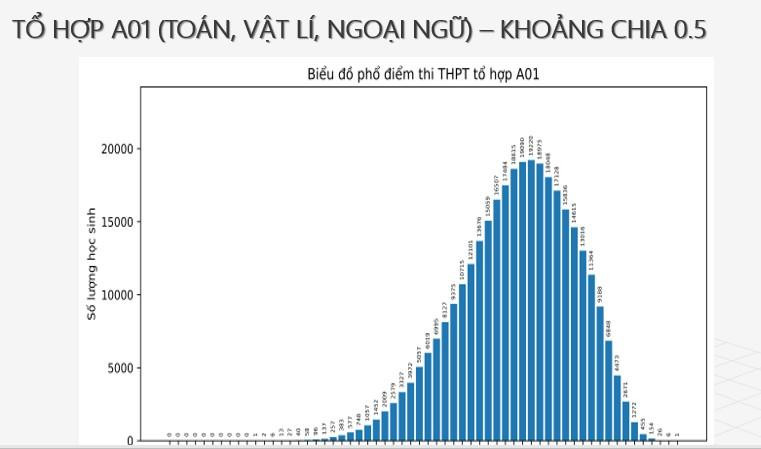 Chi tiết phổ điểm 9 môn thi tốt nghiệp THPT 2024 và một số tổ hợp  - Ảnh 13.