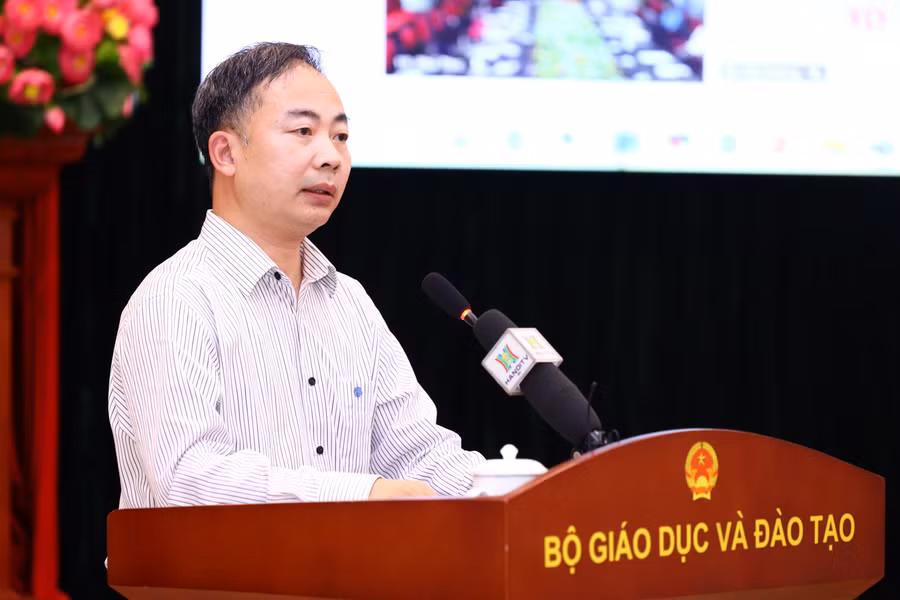 Ông Nguyễn Ngọc Hà, Phó Cục trưởng Cục Quản lý chất lượng (Bộ GD&ĐT) thông tin về Kỳ thi tốt nghiệp THPT 2025.