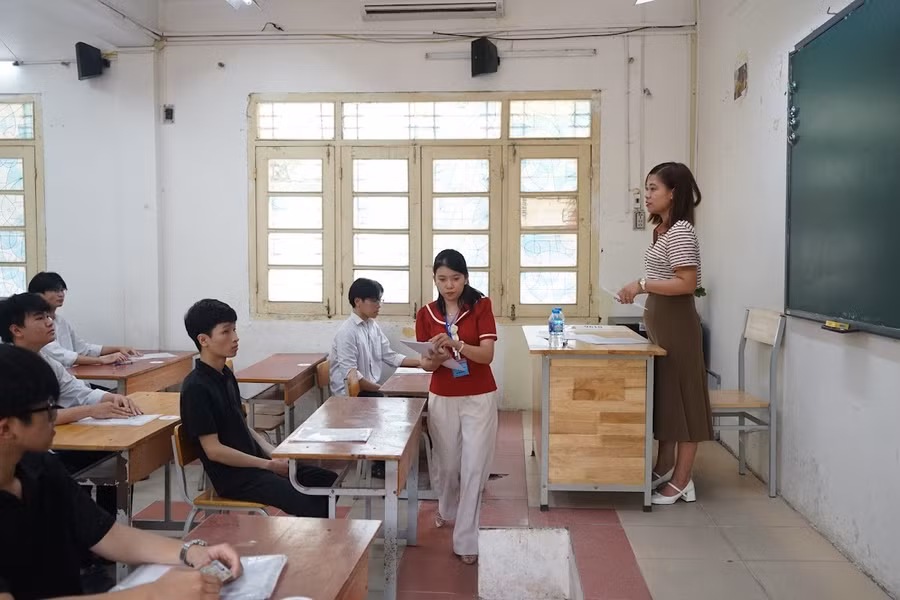 Thí sinh thi tốt nghiệp THPT năm 2024. Ảnh: Xuân Phú.