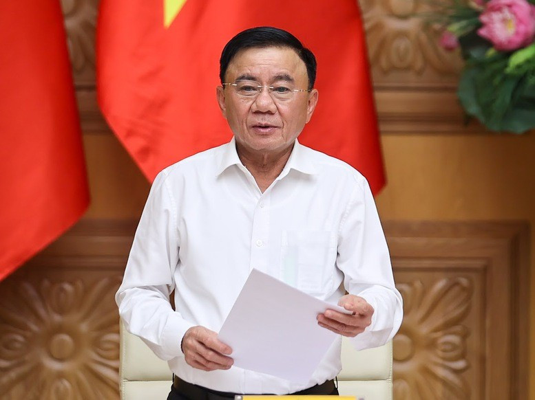 Đồng chí Trần Cẩm Tú, Ủy viên Bộ Chính trị, Thường trực Ban Bí thư phát biểu tại cuộc họp - Ảnh: VGP/Nhật Bắc. tt3.jpg