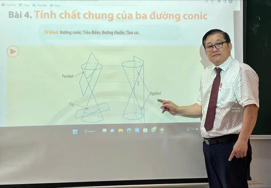 Thầy Vũ Ngọc Hòa, giáo viên Toán, Trường THPT Ngô Quyền (Biên Hòa, Đồng Nai).