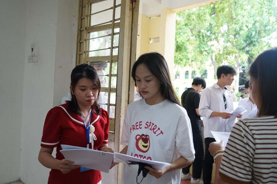 Thí sinh thi tốt nghiệp THPT năm 2024. Ảnh: Xuân Phú.