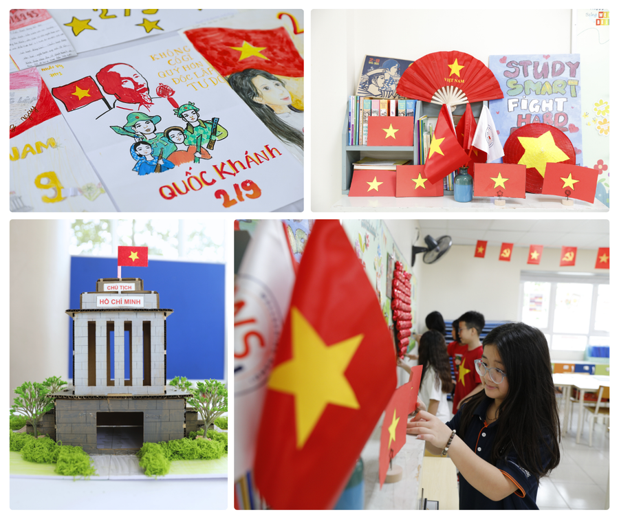 Học sinh sáng tạo các sản phẩm lịch sử và trưng bày tại các khuôn viên trong trường, lớp. image009.png