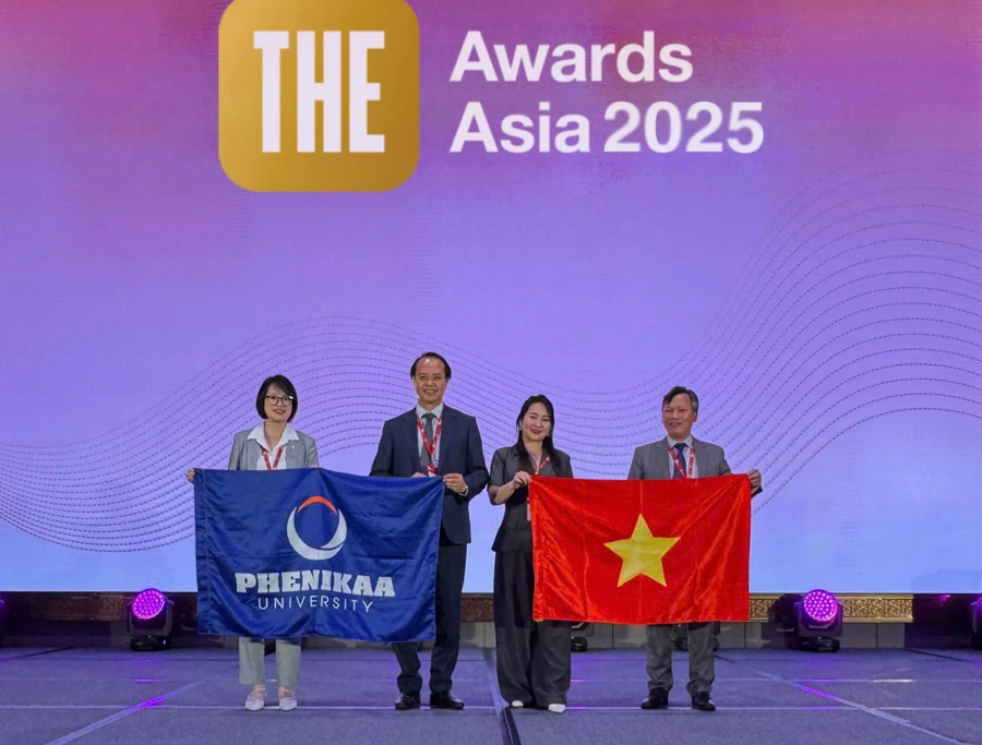 ĐH Phenikaa lọt TOP 8 giải thưởng THE Awards Asia 2025.