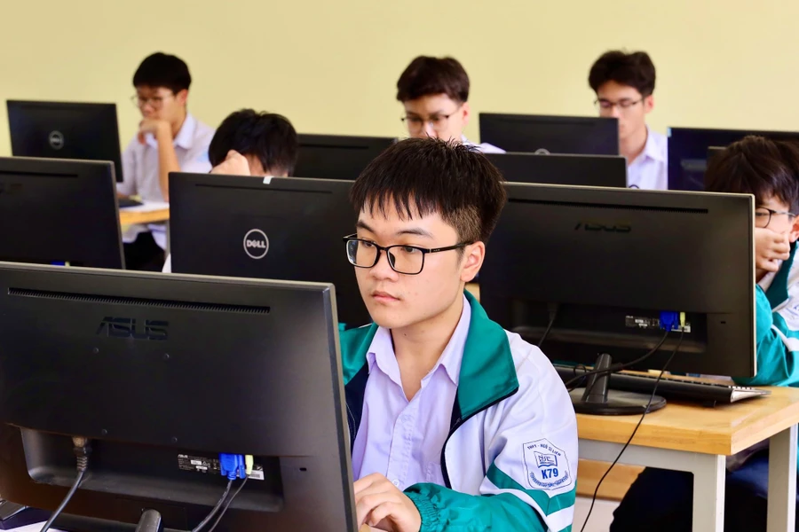 Học sinh tự tin tham gia khảo sát PISA chu kỳ 2025.