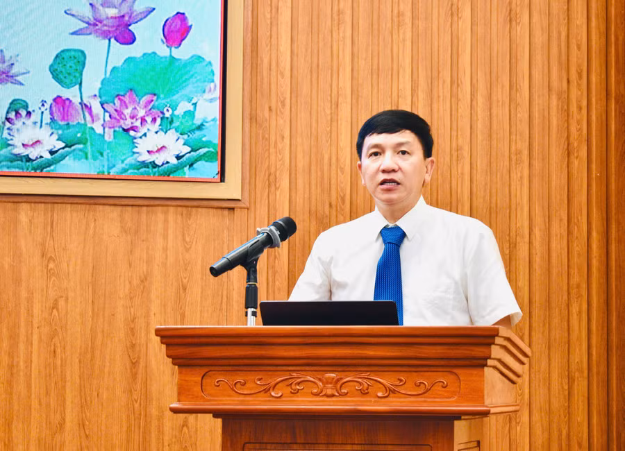 Ông Phạm Quốc Khánh - Phó Cục trưởng Cục Quản lý chất lượng (Bộ GD&ĐT).