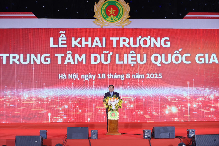 Thủ tướng Phạm Minh Chính phát biểu tại buổi lễ. Ảnh: VGP/Nhật Bắc. tt-pham-minh-chinh.jpg
