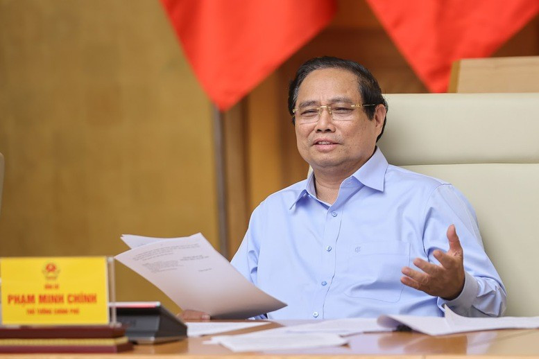 Thủ tướng Phạm Minh Chính phát biểu tại cuộc họp. Ảnh: VGP/Nhật Bắc tt1.jpg