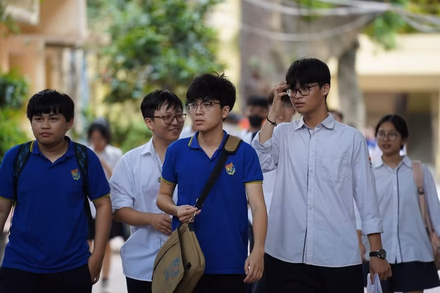 Thí sinh thi tốt nghiệp THPT năm 2024. Ảnh: Xuân Phú.