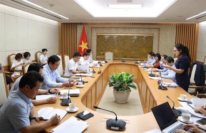 Toàn cảnh buổi làm việc.