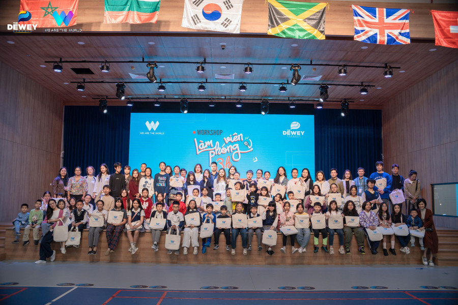Workshop “3h làm Phóng viên” tổ chức tại The Dewey Schools Ocean Park. tug07369.jpg