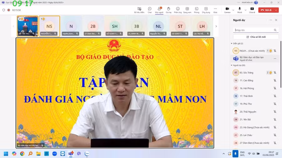 Phó Cục trưởng Cục quản lý chất lượng Phạm Quốc Khánh phát biểu tại buổi tập huấn.