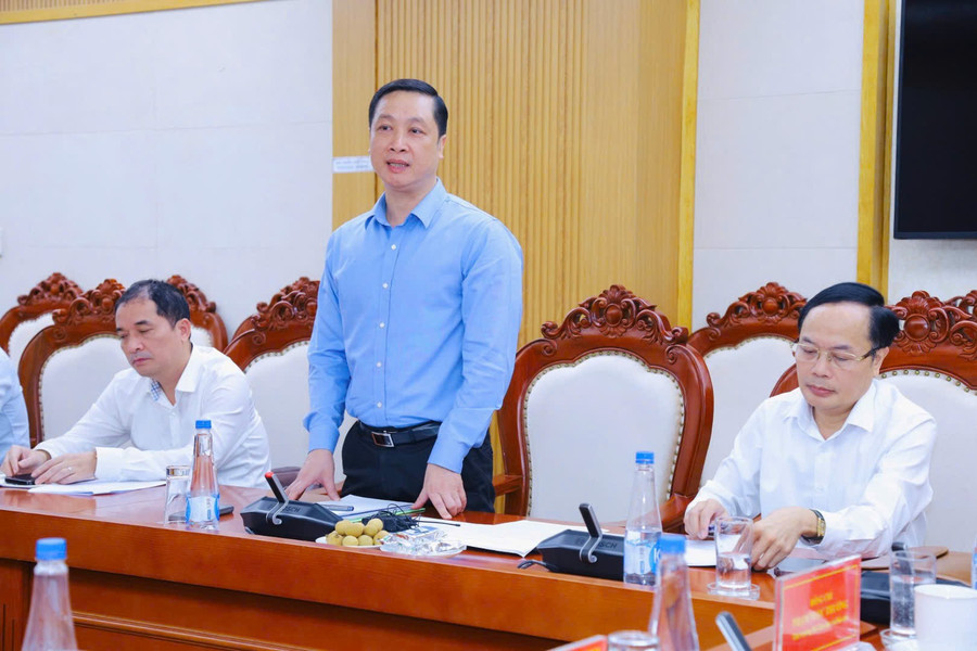Chánh Thanh tra Bộ GD&ĐT Nguyễn Đức Cường phát biểu. thanh-tra-5.jpg