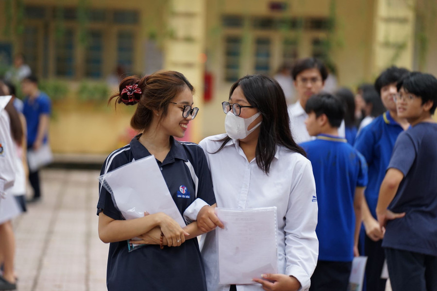 Thí sinh thi tốt nghiệp THPT năm 2024. Ảnh: Xuân Phú.