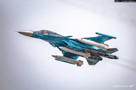 Tên lửa hành trình Kh-101 sẽ được phóng từ oanh tạc cơ Su-34?