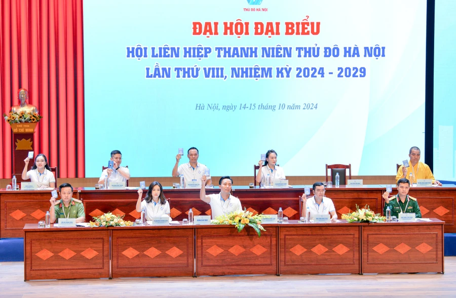 Đại hội Đại biểu Hội LHTN TP Hà Nội lần thứ 8, nhiệm kỳ 2024 - 2029 là sự kiện trọng đại của thanh niên Thủ đô, thu hút sự tham gia của 400 đại biểu, đại diện cho gần 3 triệu thanh niên toàn thành phố. 