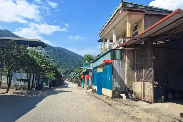 Một góc bản Pùng, xã vùng biên Quang Chiểu (Thanh Hóa).