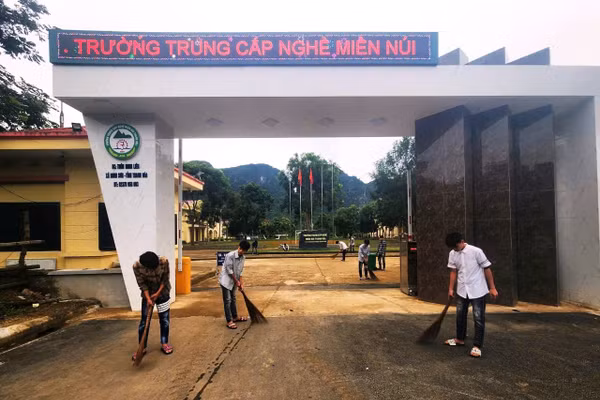 Trường Trung cấp nghề miền núi Thanh Hóa. (Ảnh: NTCC)