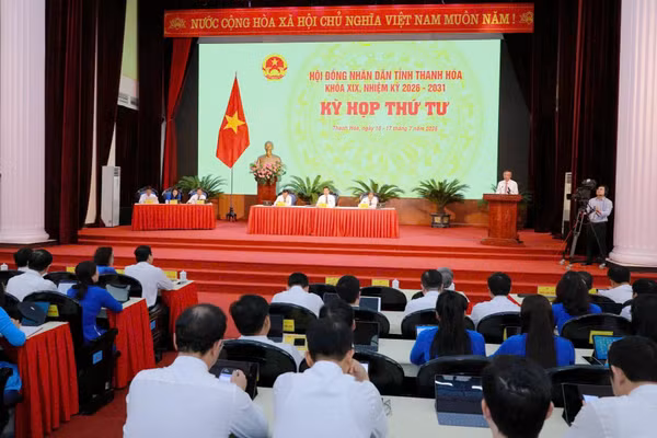 Kỳ họp HĐND tỉnh Thanh Hóa được khai mạc sáng 16/7/2026.