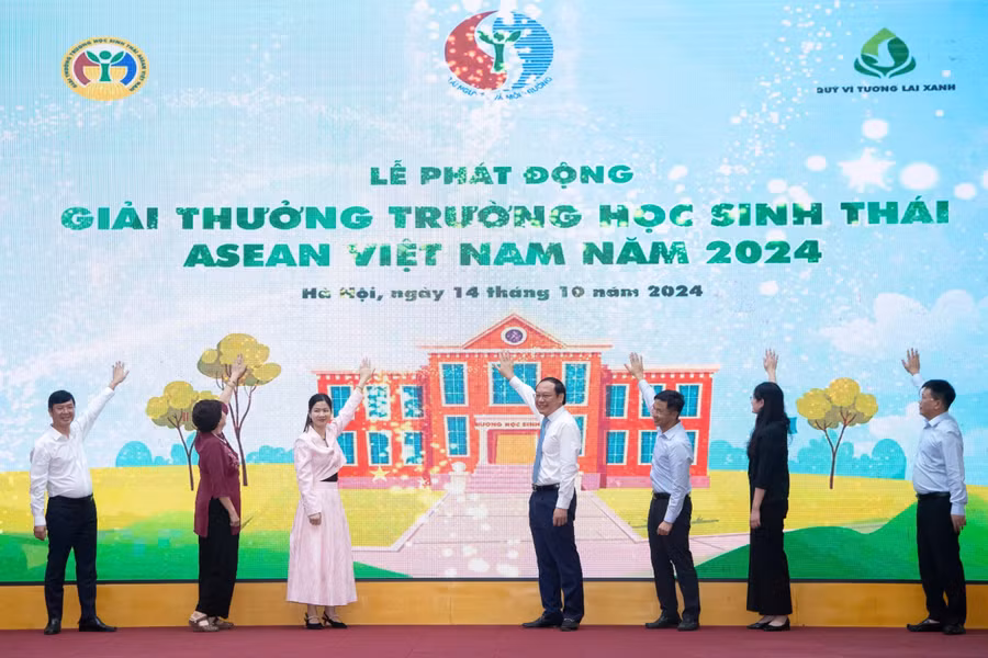 Phát động giải thưởng thúc đẩy mô hình trường học xanh Việt Nam